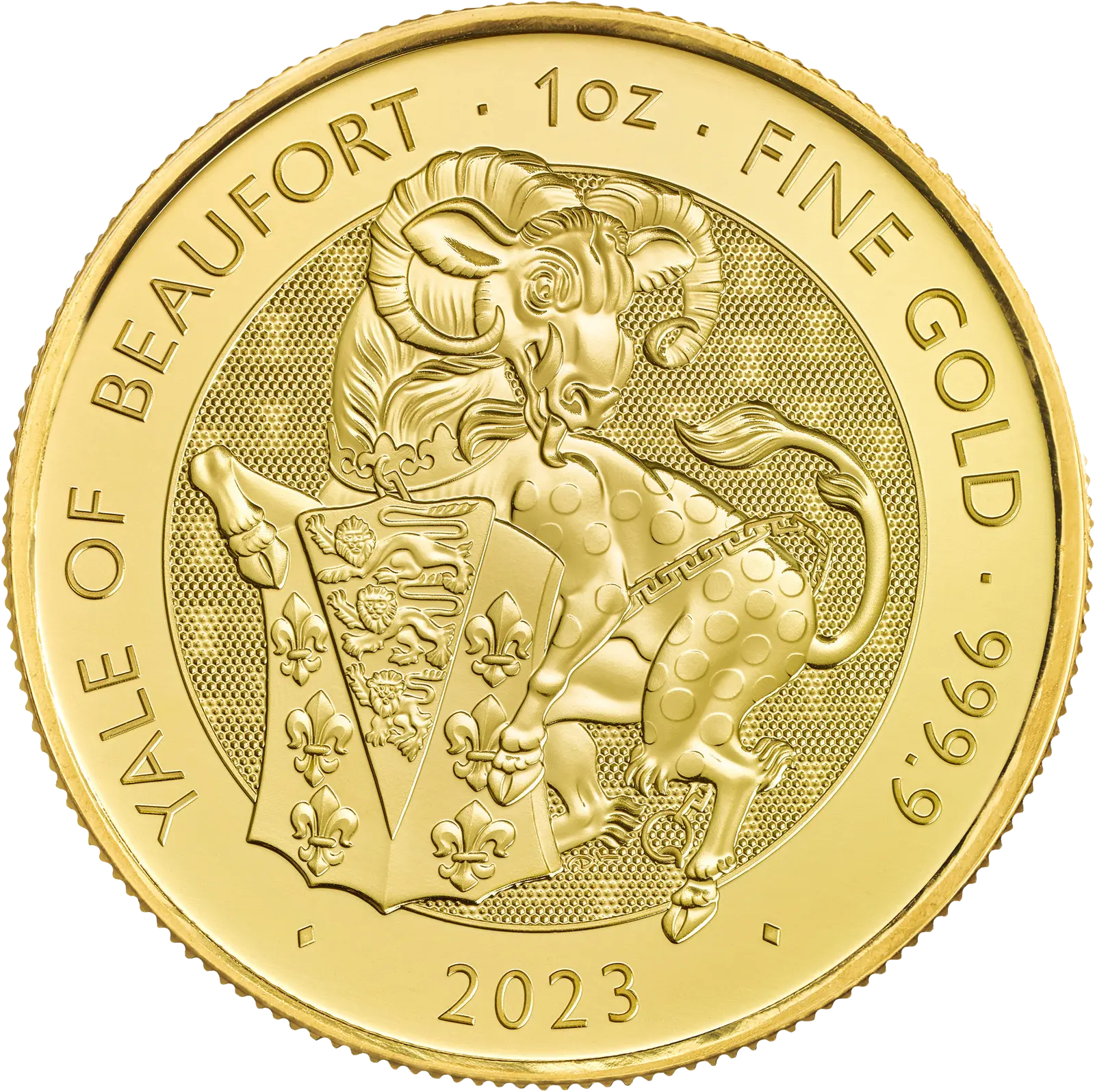 Zlatá mince Yale of Beaufort 1 Oz 2023 (Tudor Beasts)