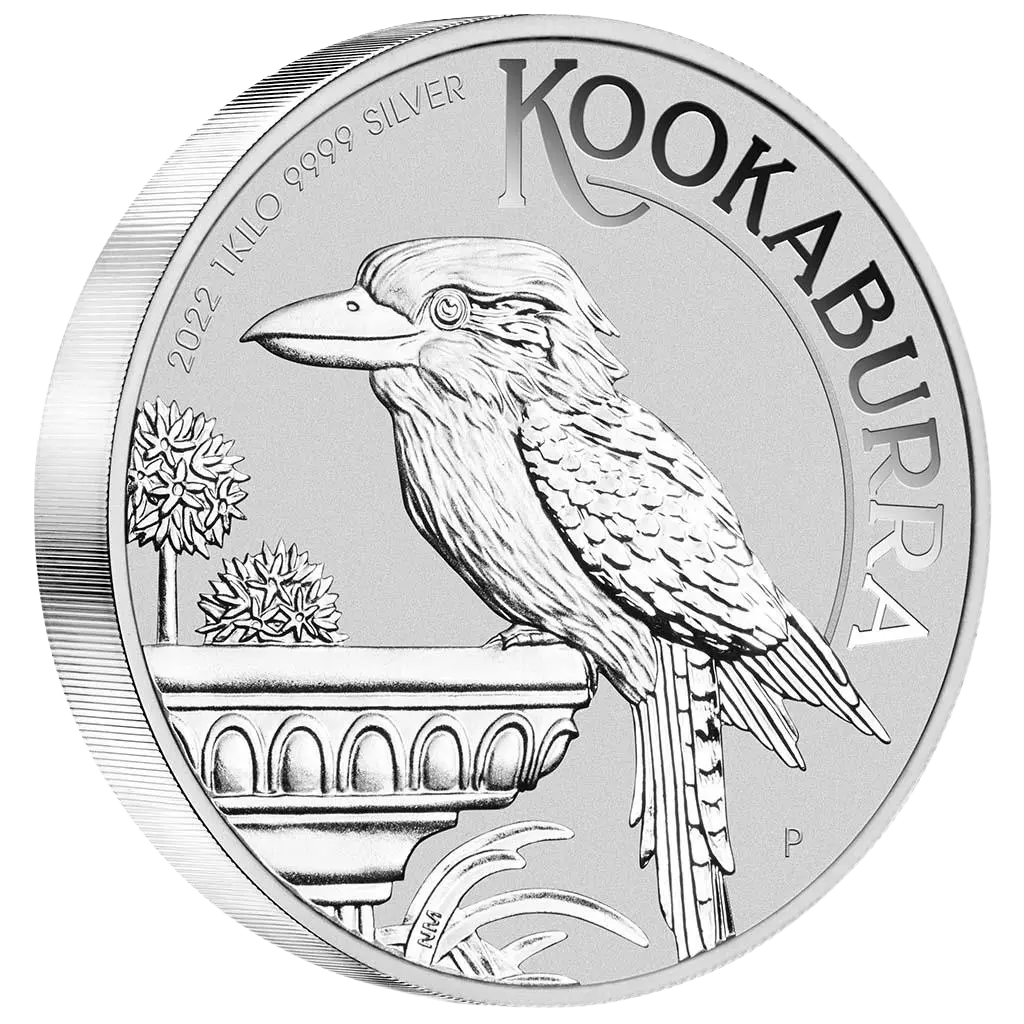 Stříbrná mince 1 kg Australian Kookaburra (Ledňáček) 2022