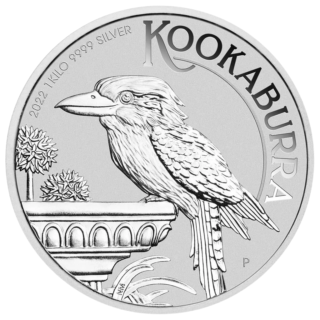 Stříbrná mince 1 kg Australian Kookaburra (Ledňáček) 2022