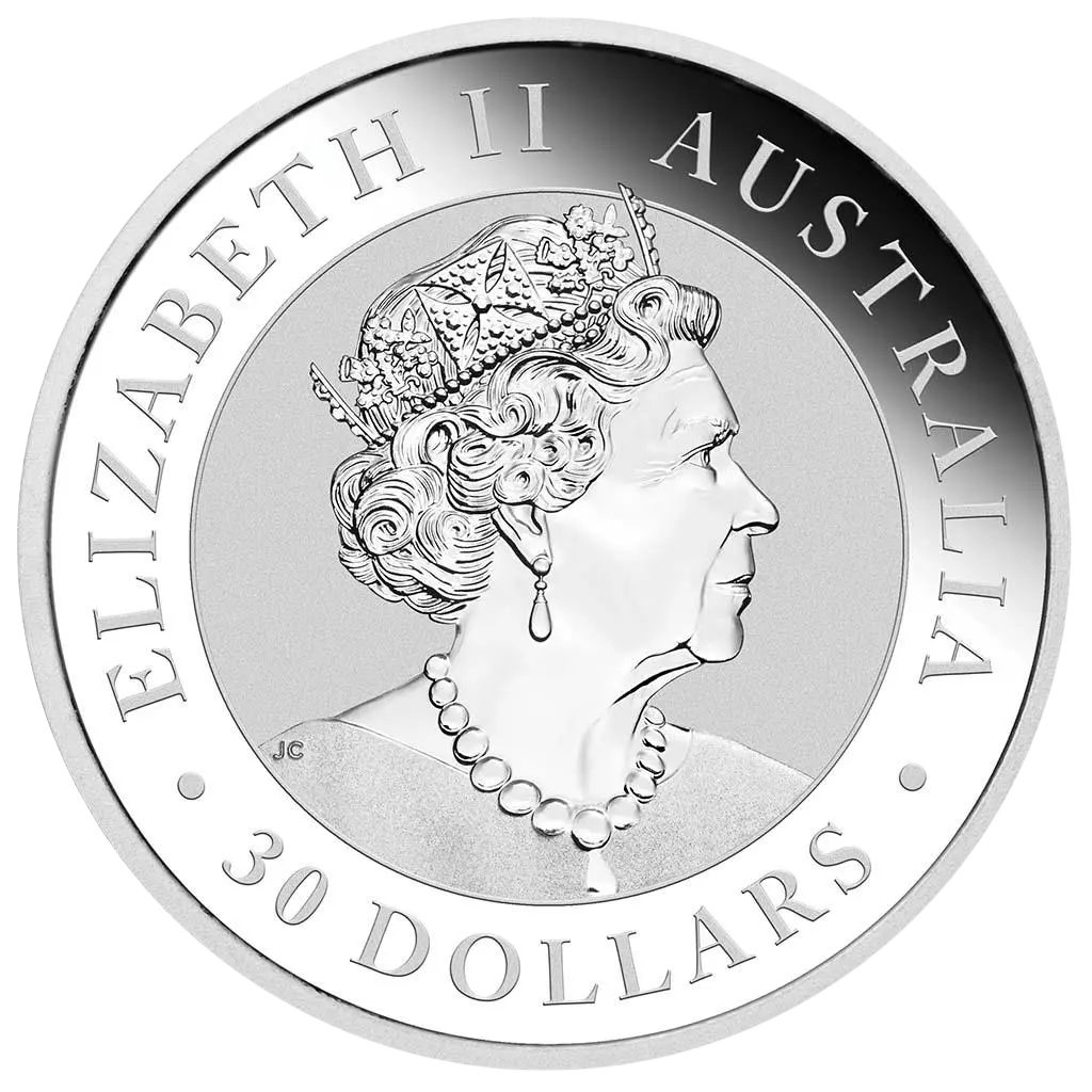 Stříbrná mince 1 kg Australian Kookaburra (Ledňáček) 2022