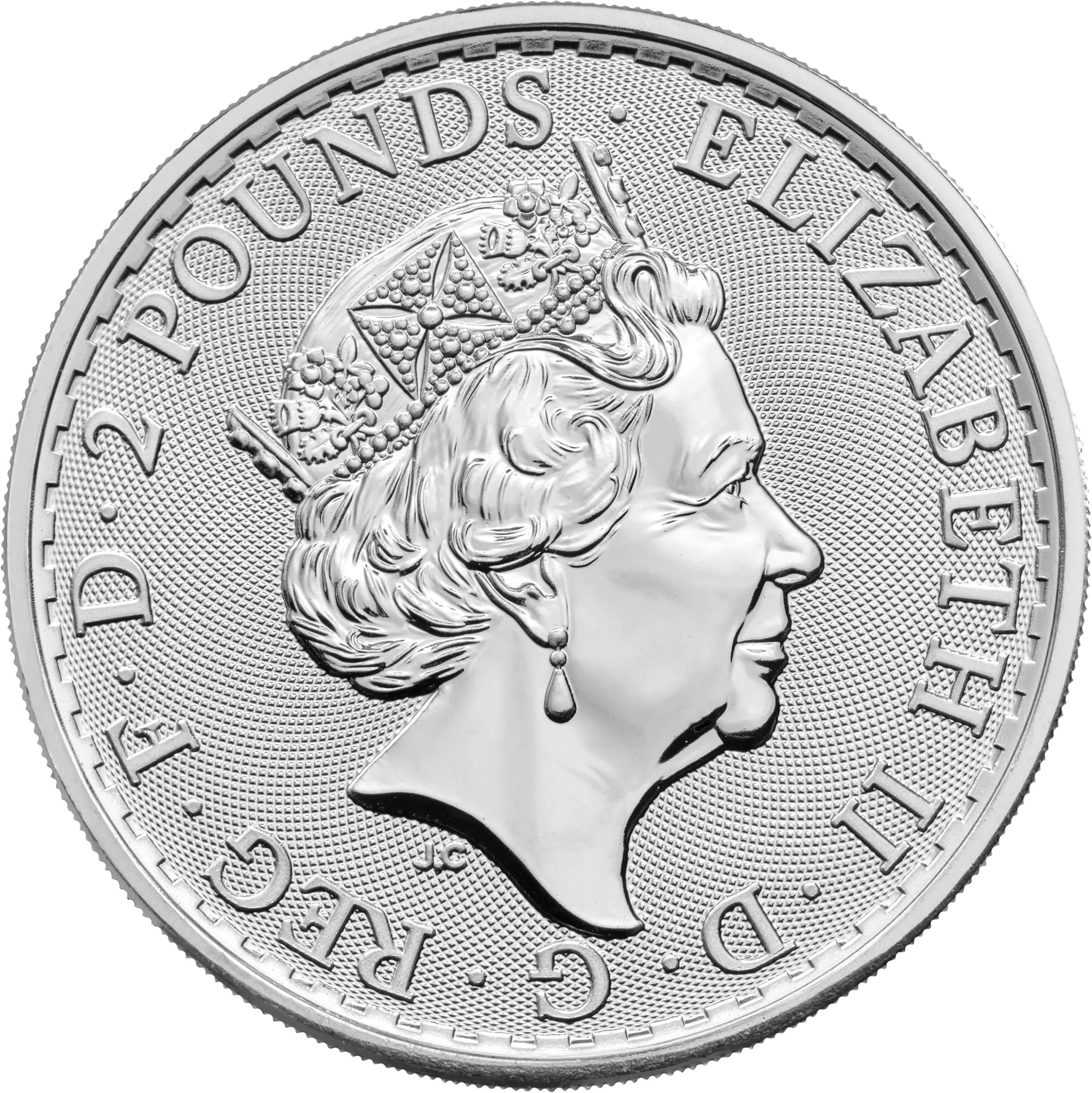Stříbrná mince 2 Pounds Britannia 1 Oz 2023 - Queen Elizabeth II.