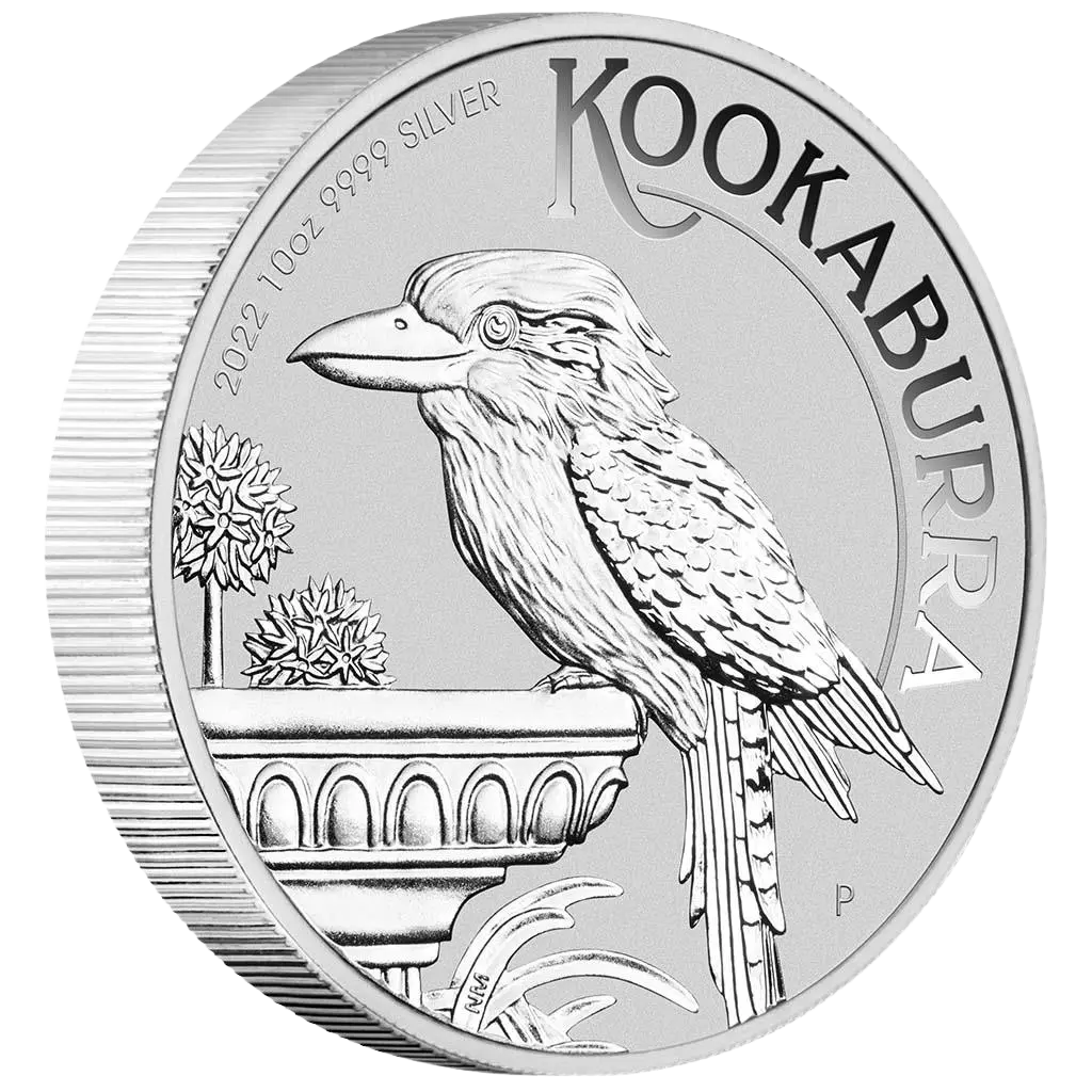 Stříbrná mince 10 Oz Australian Kookaburra (Ledňáček) 2022
