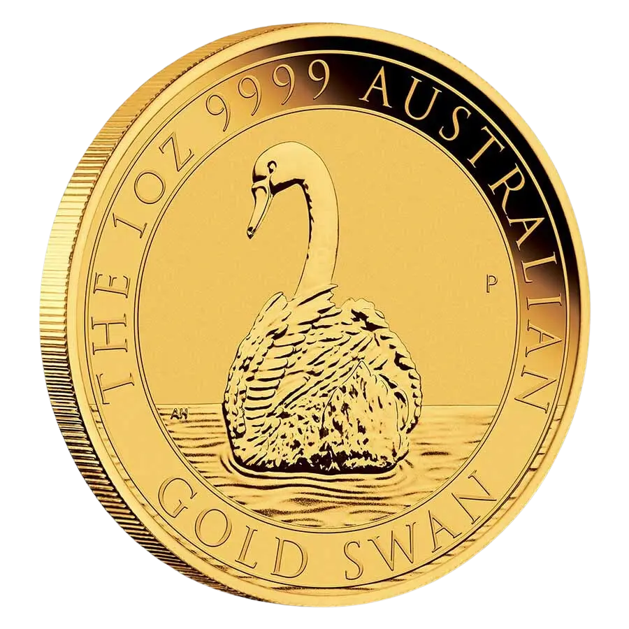Zlatá mince 1 Oz Australian Swan (Labuť černá) 2023