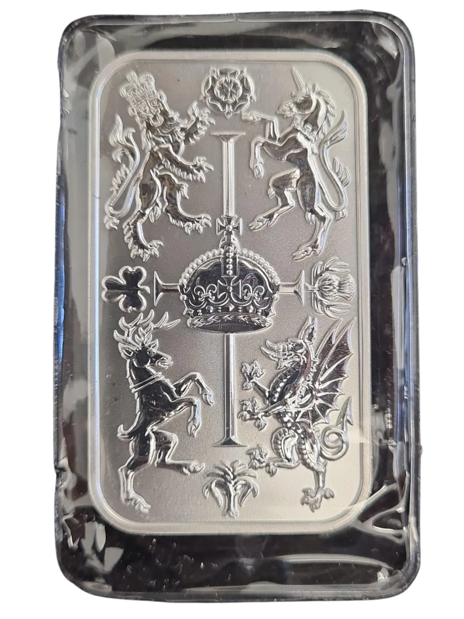 Stříbrný slitek 10 Oz The Royal Mint - The Royal Celebration (Oslava korunovace Jeho Veličenstva Karla III.)
