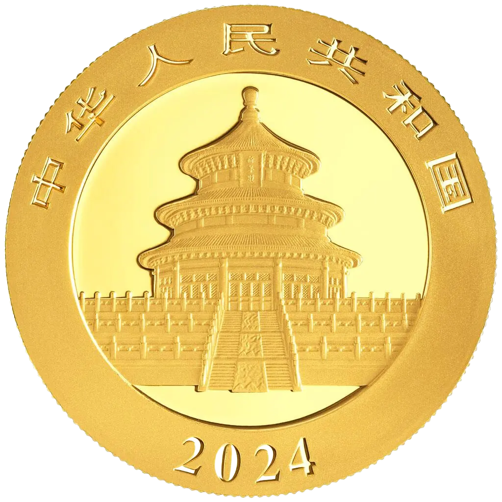 Zlatá mince 500 Yuan China Panda 30g 2024