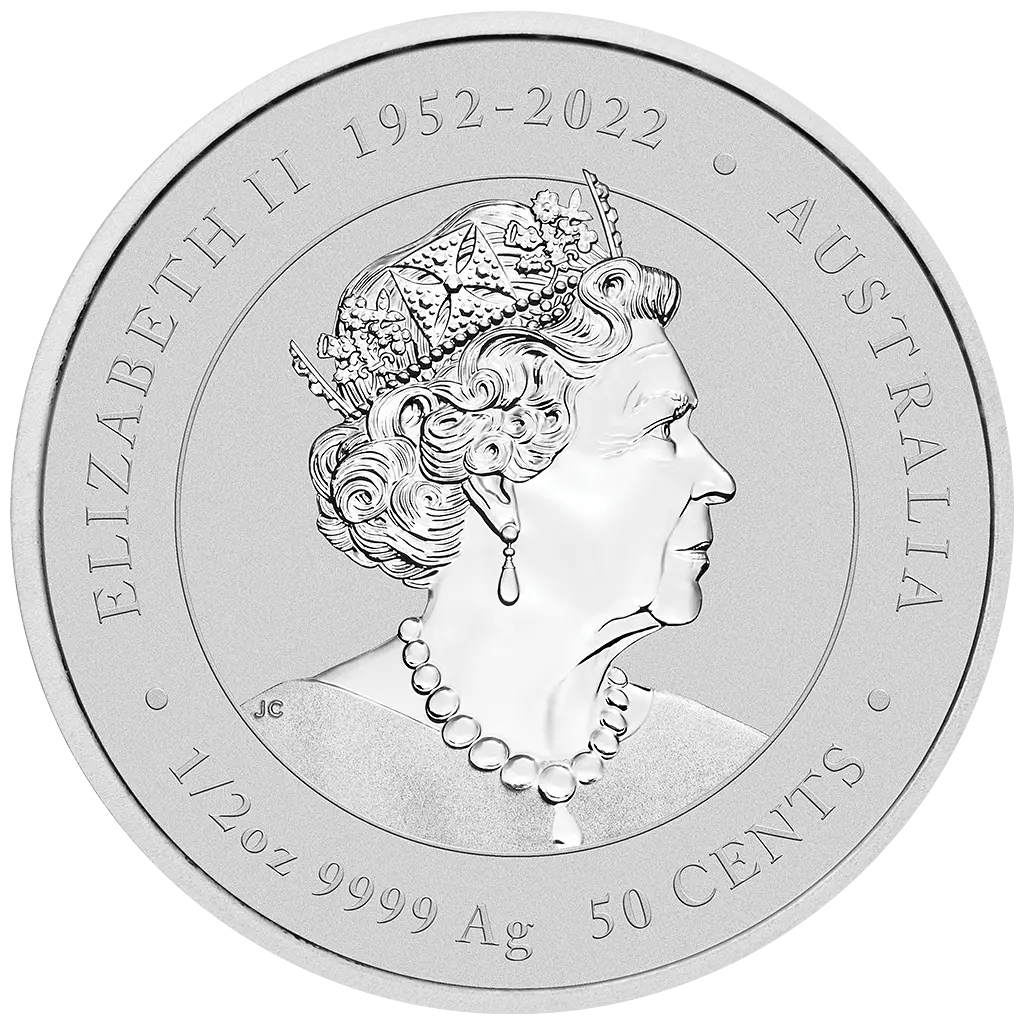 Lunární série III. - stříbrná mince Year of the Dragon (Rok draka) 1/2 Oz 2024