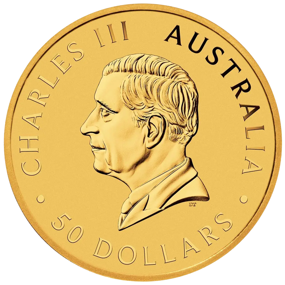 Zlatá mince 50 AUD Australian Kangaroo (Klokan rudý) 1/2 Oz 2024