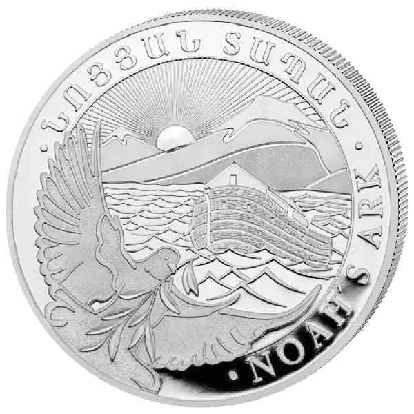 Stříbrná mince 500 Dram Noah´s Ark (Noemova archa) 1 Oz 2025