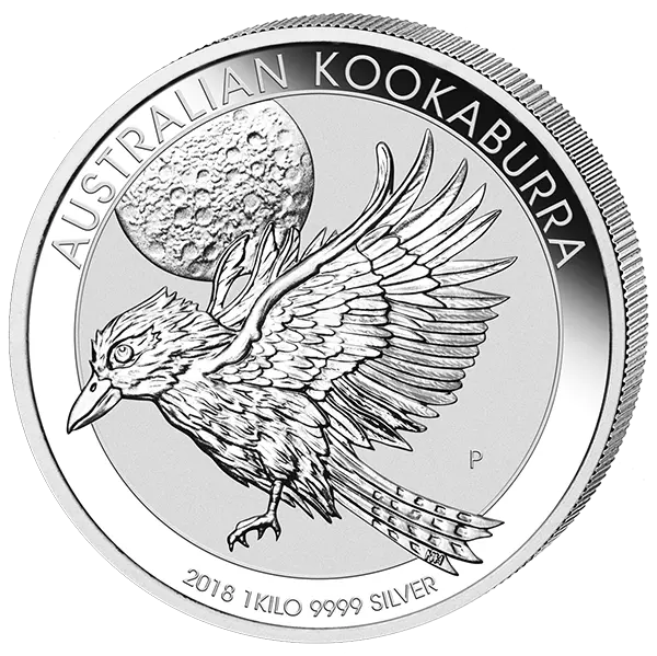 Stříbrná mince 1 kg Australian Kookaburra (Ledňáček) 2018