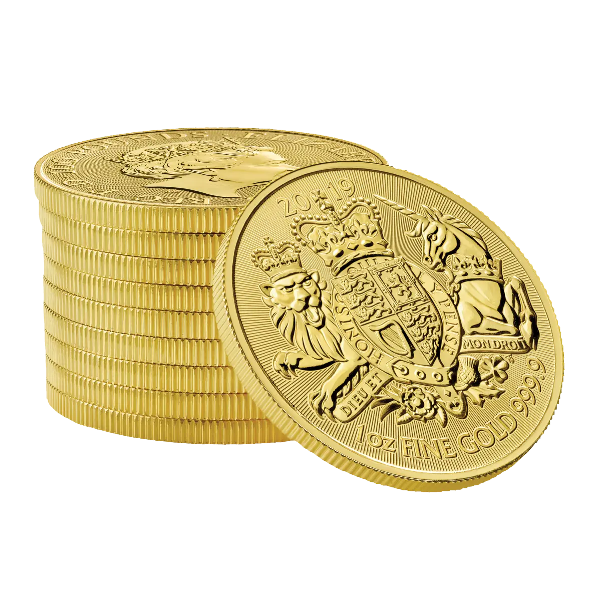 Zlatá mince 100 Pounds The Royal Arms (Královské erby) 1 Oz 2019