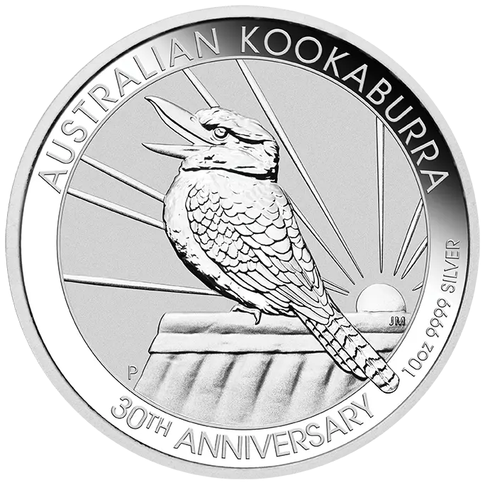 Stříbrná mince 10 Oz Australian Kookaburra (Ledňáček) 2020 (1990-2020)