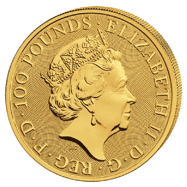 Zlatá mince The Queen's Beasts The White Horse of Hannover 1 Oz 2020