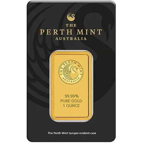 Investiční zlato - zlatý slitek 1 Oz Perth Mint