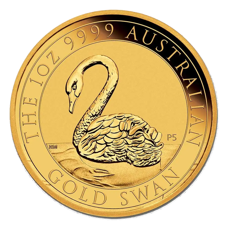 Zlatá mince 1 Oz Australian Swan (Labuť černá) 2021