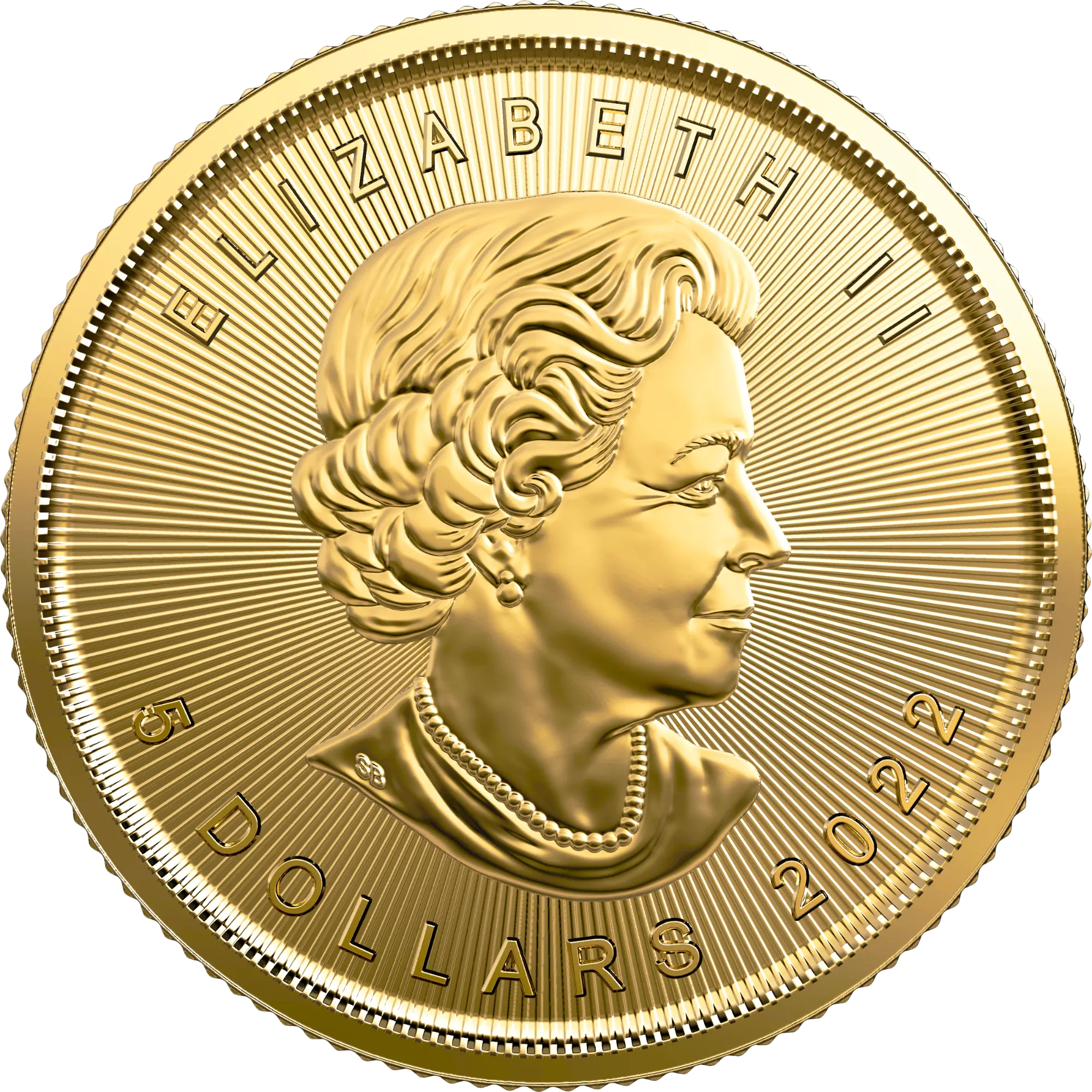 Zlatá mince 5 CAD Maple Leaf 1/10 Oz