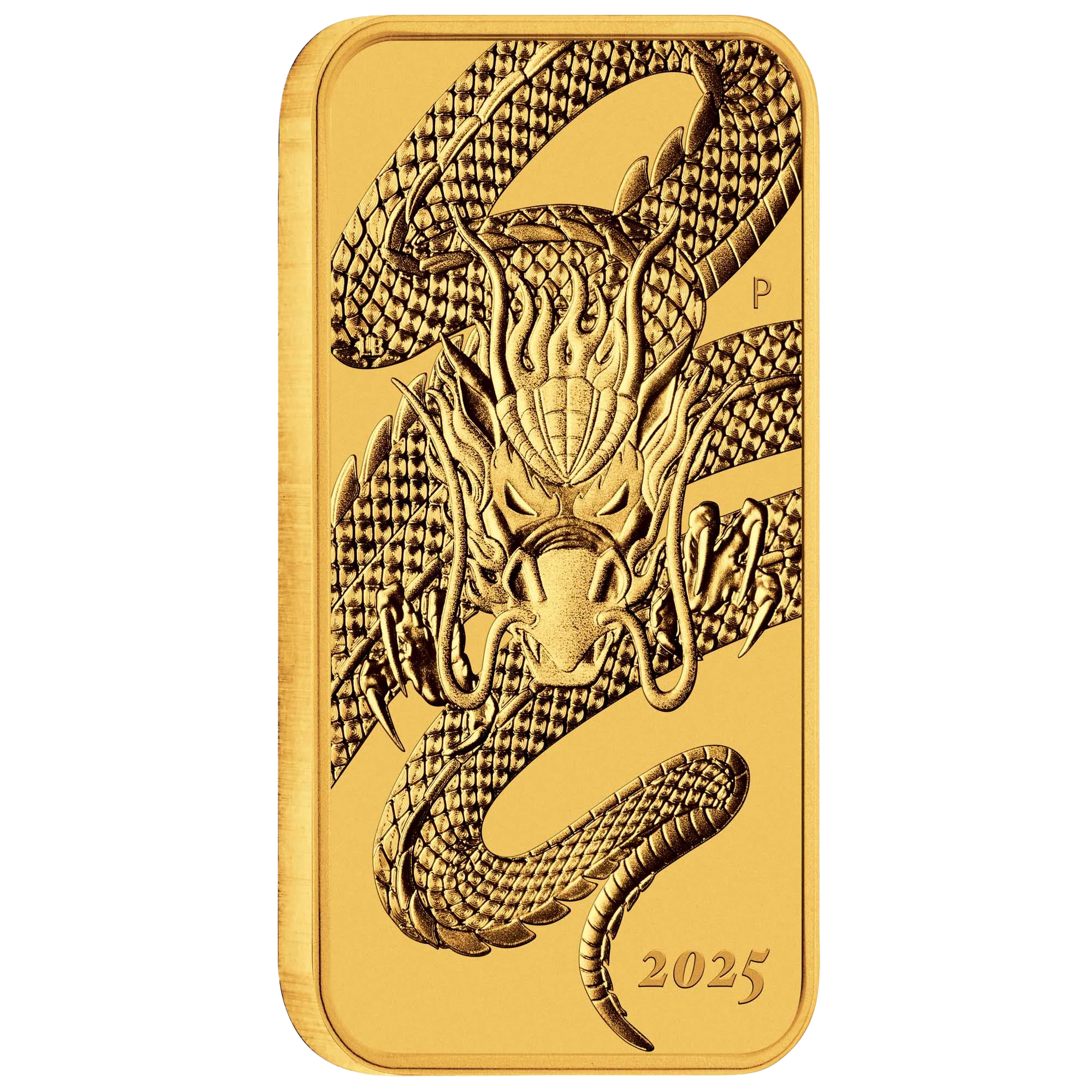 Zlatá mince 1 Oz Dragon 2025 Rectangular (Obdélník)