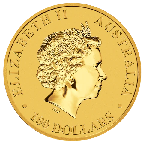 Zlatá mince 100 AUD Australian Kangaroo (Klokan rudý) 1 Oz 2017