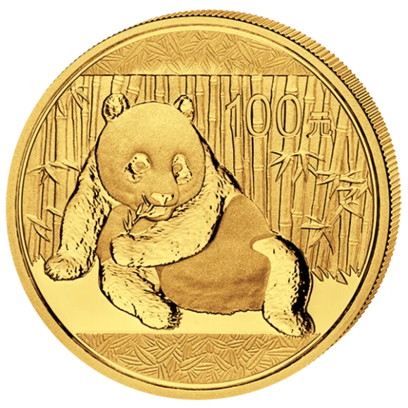 Zlatá mince 100 Yuan China Panda 1/4 Oz 2015