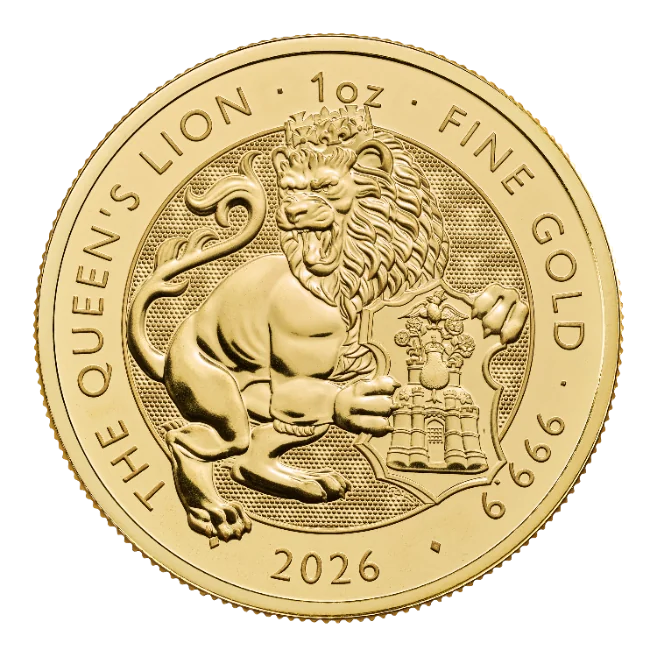 Zlatá mince Queen's Lion 1 Oz 2026 (Tudor Beasts)