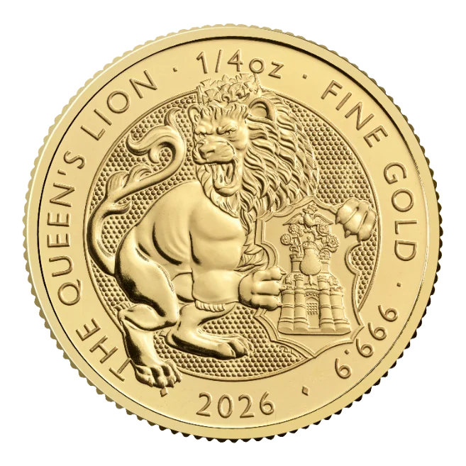 Zlatá mince Queen's Lion 1/4 Oz 2026 (Tudor Beasts)