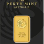 Zlatý slitek 20g Perth Mint