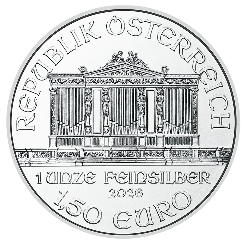 Stříbrná mince 1,50 EUR Wiener Philharmoniker 1 Oz 2026