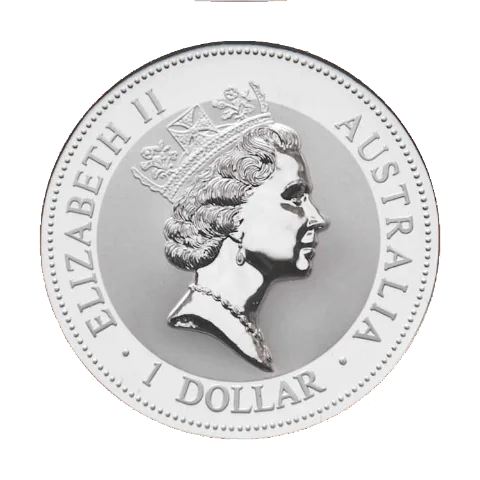 Stříbrná mince 1 Oz Australian Kookaburra (Ledňáček) 1997