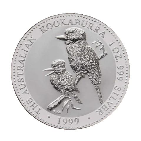 Stříbrná mince 1 Oz Australian Kookaburra (Ledňáček) 1999