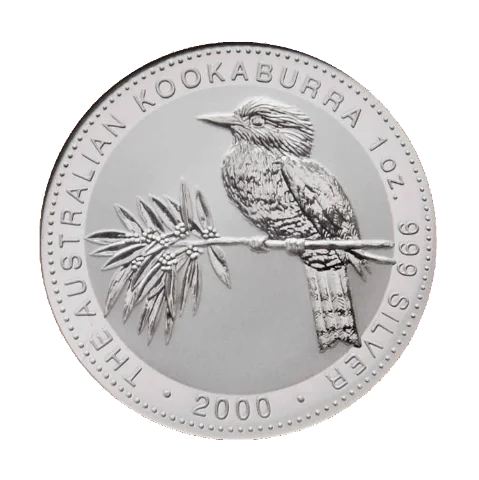 Stříbrná mince 1 Oz Australian Kookaburra (Ledňáček) 2000