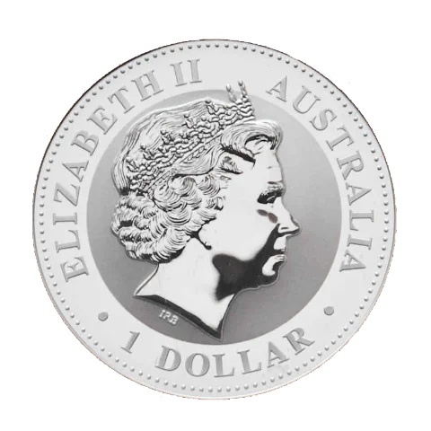 Stříbrná mince 1 Oz Australian Kookaburra (Ledňáček) 2002