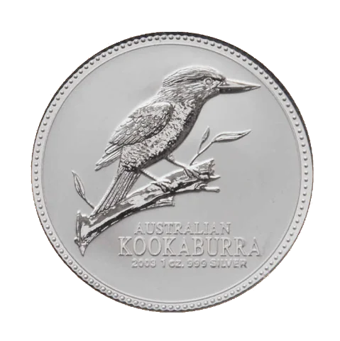 Stříbrná mince 1 Oz Australian Kookaburra (Ledňáček) 2003