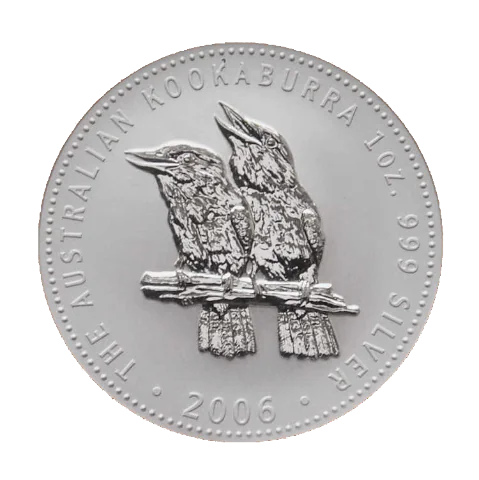 Stříbrná mince 1 Oz Australian Kookaburra (Ledňáček) 2006