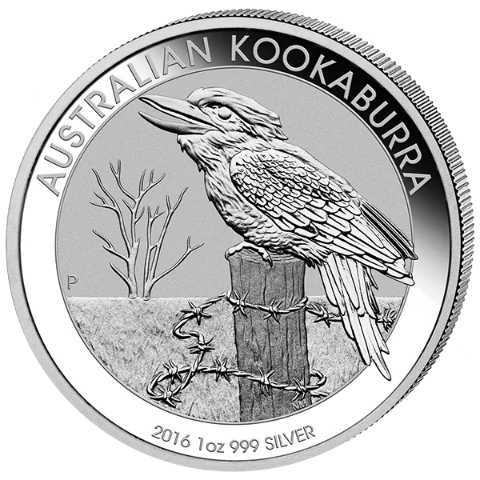 Stříbrná mince 1 Oz Australian Kookaburra (Ledňáček) 2016