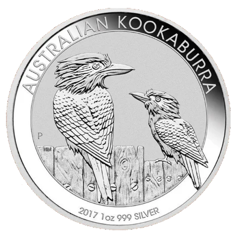 Stříbrná mince 1 Oz Australian Kookaburra (Ledňáček) 2017