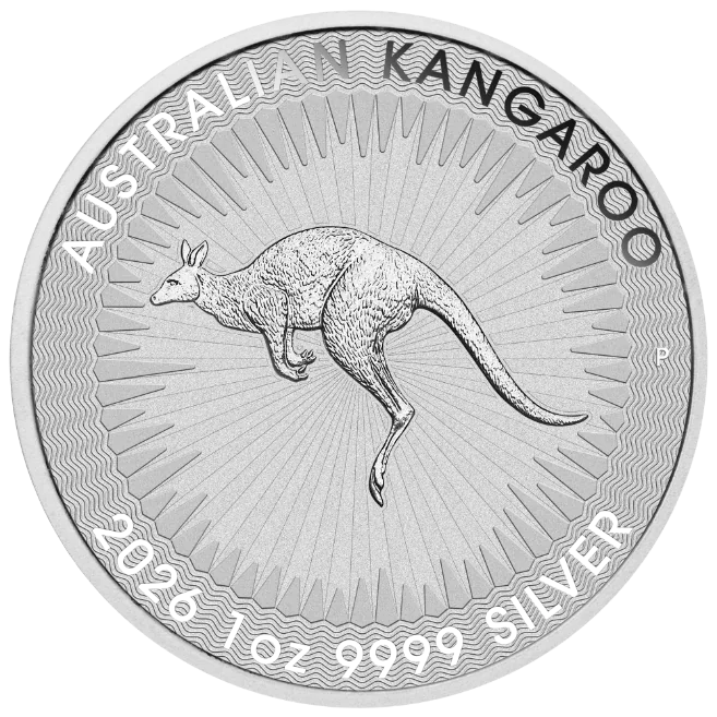 Stříbrná mince 1 AUD Australian Kangaroo (Klokan rudý) 1 Oz 2026