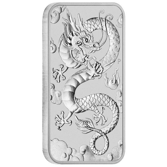 Stříbrná mince 1 Oz Dragon 2019 Rectangular (Obdélník)