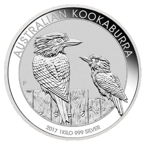 Stříbrná mince 1 kg Australian Kookaburra (Ledňáček) 2017