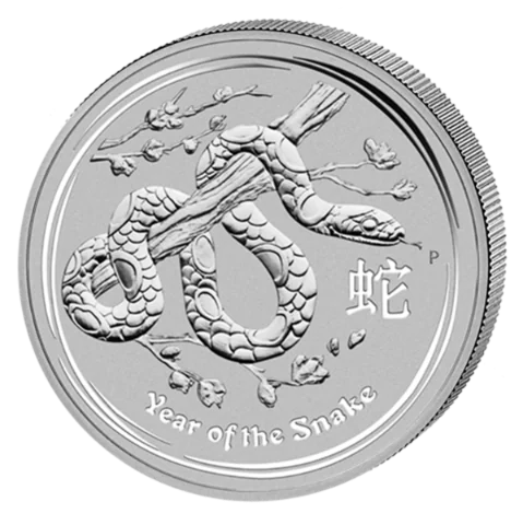 Lunární série II. - stříbrná mince 1 AUD Year of the Snake (Rok hada) 1 Oz 2013