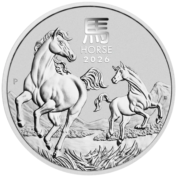 Lunární série III. - stříbrná mince Year of the Horse (Rok koně) 1 Oz 2026