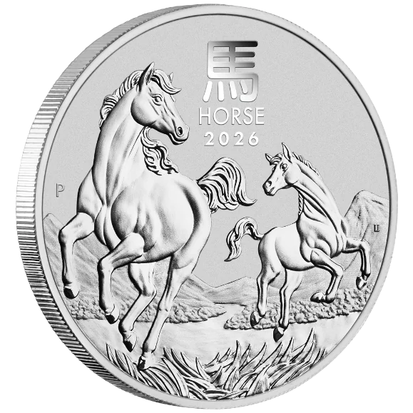 Lunární série III. - stříbrná mince Year of the Horse (Rok koně) 1 Oz 2026