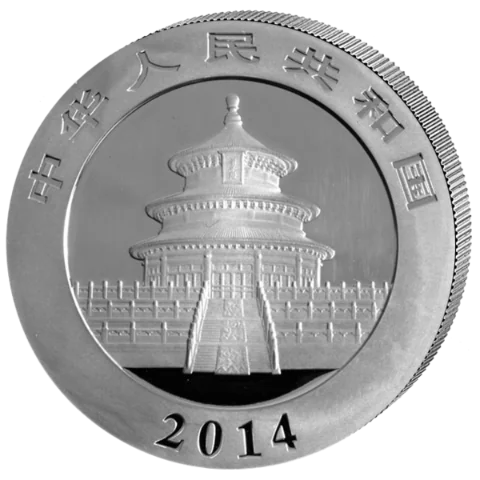 Stříbrná mince 10 Yuan China Panda 1 Oz 2014