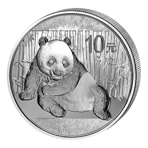 Stříbrná mince 10 Yuan China Panda 1 Oz 2015