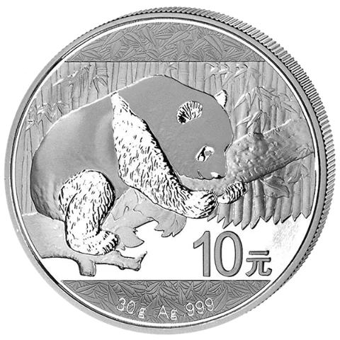 Stříbrná mince 10 Yuan China Panda 30g 2016