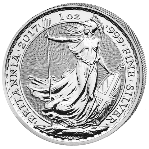 Stříbrná mince 2 Pounds Britannia 1 Oz