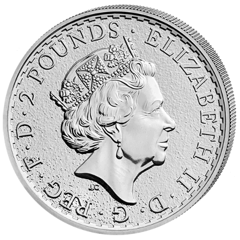 Stříbrná mince 2 Pounds Britannia 1 Oz