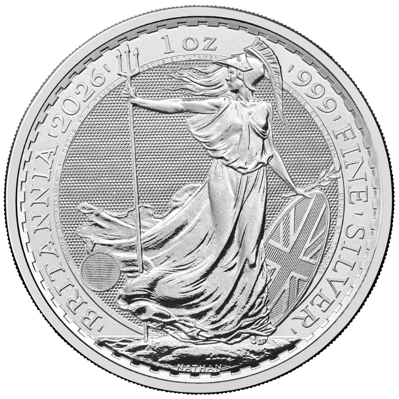 Stříbrná mince 2 Pounds Britannia 1 Oz 2026