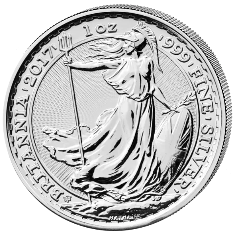 Stříbrná mince 1 Oz Britannia 2017 (1997-2017) 20.výročí
